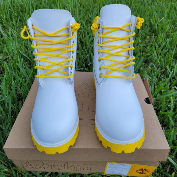 Brand new Timberland yellow custom fashion - Picture 4 of 5